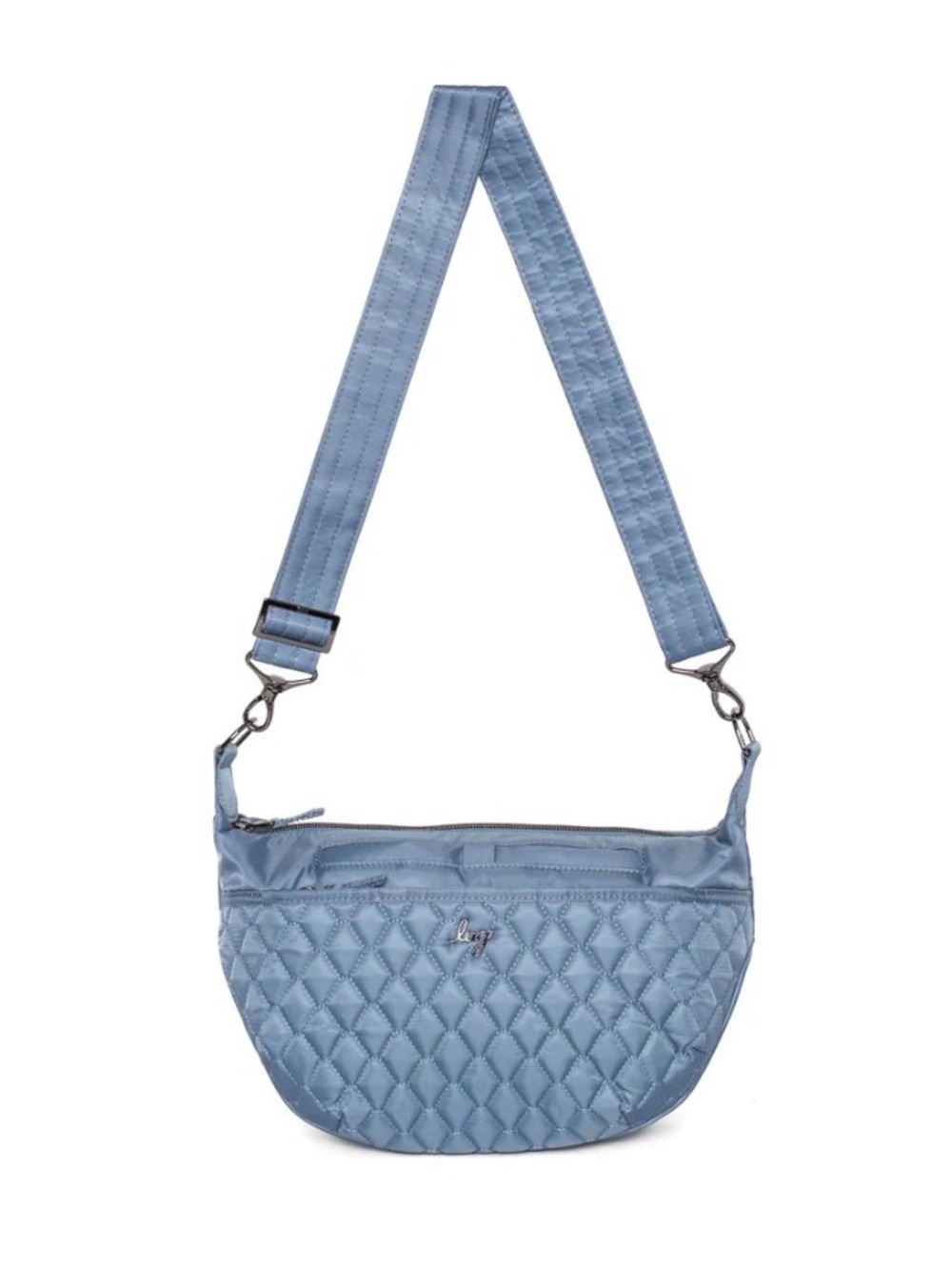 Lug Bolero Blue Moon Quilted Crossbody Bag with Adjustable Strap